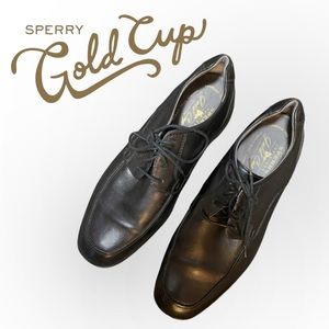 Sperry Men’s Gold Cup Collection Black 4-Eye Lace-Up Oxford Shoes
